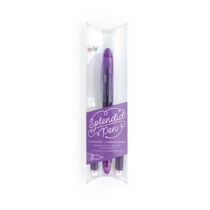 PLUMA ESTILOGRÁFICA VIOLETA + 3 CARTUCHOS DE TINTA VIOLETA - SPLENDID PEN | 879426008736 | Librería Castillón - Comprar libros online Aragón, Barbastro