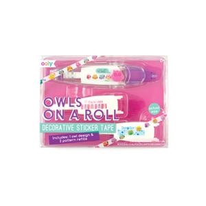OWL ON A ROLL - PEGATINAS EN ROLLO DECORATIVAS BUHOS + 2 REPUESTOS | 879426008439 | Librería Castillón - Comprar libros online Aragón, Barbastro