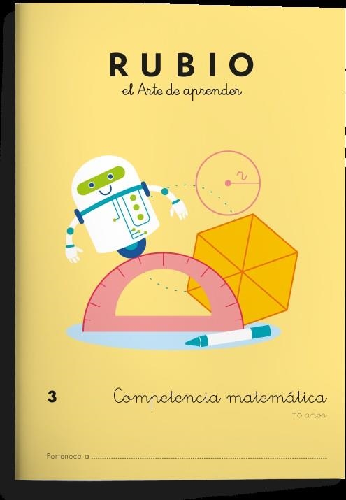 COMPETENCIA MATEMÁTICA 3 : + 8 años | 9788416744121 | RUBIO | Librería Castillón - Comprar libros online Aragón, Barbastro