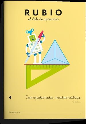 COMPETENCIA MATEMÁTICA 4 : + 9 años | 9788416744138 | Rubio | Librería Castillón - Comprar libros online Aragón, Barbastro
