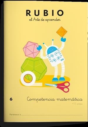 COMPETENCIA MATEMATICA 6 : + 11 años | 9788416744169 | Rubio | Librería Castillón - Comprar libros online Aragón, Barbastro
