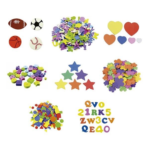 PACK 72 FIGURAS GOMA EVA FORMAS CON RELIEVE 5009 | 6923980232824 | VV.AA. | Librería Castillón - Comprar libros online Aragón, Barbastro