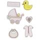 SET FIGURAS MADERA ADHESIVAS BEBE NIÑA 68047101 | 8413623806621 | VV.AA. | Librería Castillón - Comprar libros online Aragón, Barbastro