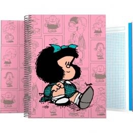 CUADERNO ESPIRAL A7 CUADRÍCULA MAFALDA 2017 VIÑETAS 16531925 | 8413623663552 | Librería Castillón - Comprar libros online Aragón, Barbastro