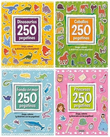 250 pegatinas (4 títulos) | 9788467752885 | Susaeta, Equipo | Librería Castillón - Comprar libros online Aragón, Barbastro