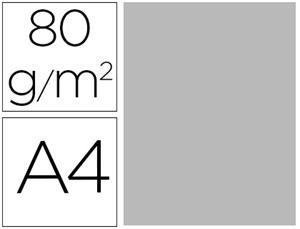 PAPEL COLOR LIDERPAPEL A4 80GR/M2 GRIS PAQUETE 15 HOJAS 54477 | 8423473544772 | Librería Castillón - Comprar libros online Aragón, Barbastro