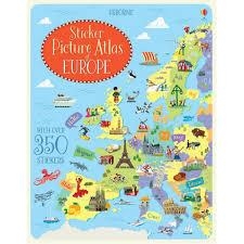 Atlas de Europa con pegatinas | 9781474933124 | Melmoth Jonatha | Librería Castillón - Comprar libros online Aragón, Barbastro