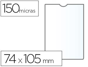 Funda portadocumento q-connect din a7 150 micras pvc transparente con uñero 74x105 mm | 5706002155797 | Librería Castillón - Comprar libros online Aragón, Barbastro
