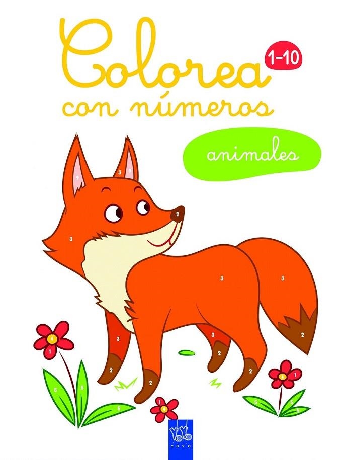 Animales - Colorea con números 1-10 | 9788408164937 | YOYO | Librería Castillón - Comprar libros online Aragón, Barbastro