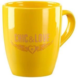 TAZA AMARILLA CHIC & LOVE  16746 | 8422593167465 | Librería Castillón - Comprar libros online Aragón, Barbastro