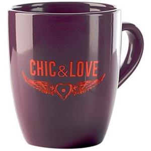 TAZA MORADA CHIC & LOVE  16743 | 8422593167434 | Librería Castillón - Comprar libros online Aragón, Barbastro