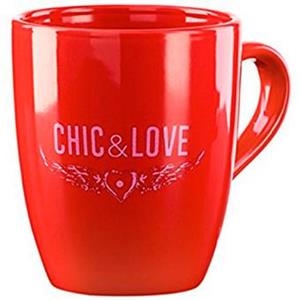 TAZA ROJA CHIC & LOVE  16744 | 8422593167441 | Librería Castillón - Comprar libros online Aragón, Barbastro