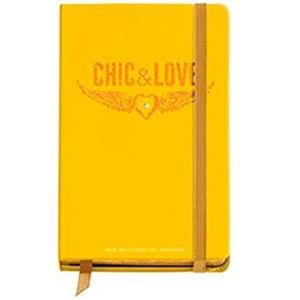CUADERNO MIQUELRIUS LOGBOOK AMARILLO CHIC & LOVE 90x140 10007 | 8422593501054 | Librería Castillón - Comprar libros online Aragón, Barbastro