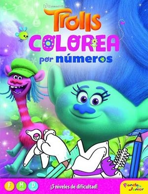 Trolls. Colorea por números | 9788408172390 | Dreamworks | Librería Castillón - Comprar libros online Aragón, Barbastro