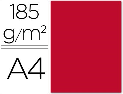 CARTULINA A4 185GR 50H GUARRO IRIS 15 ROJO | 3148950401625 | Librería Castillón - Comprar libros online Aragón, Barbastro