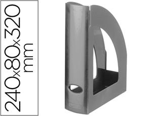 REVISTERO PLÁSTICO Q-CONNECT GRIS OPACO KF04208 43599 | 8423473435995 | Librería Castillón - Comprar libros online Aragón, Barbastro