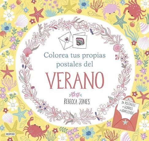 Colorea tus propias postales del verano | 9788408172314 | Jones, Rebecca | Librería Castillón - Comprar libros online Aragón, Barbastro