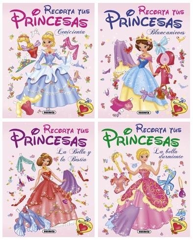 Recorta tus princesas (4 títulos) | 9788467703504 | Susaeta, Equipo | Librería Castillón - Comprar libros online Aragón, Barbastro