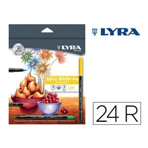 ROTULADOR DOBLE PUNTA LYRA AQUA BRUSH DUO 24 COLORES | 4084900661659 | Librería Castillón - Comprar libros online Aragón, Barbastro