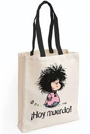 Bolsa Mafalda hoy muerdo! nuevo formato | 9788893670418 | , QUINO | Librería Castillón - Comprar libros online Aragón, Barbastro