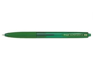 PILOT SUPER GRIP G BOLIGRAFO RETRACTIL M 1.0 VERDE | 4902505524431 | Librería Castillón - Comprar libros online Aragón, Barbastro