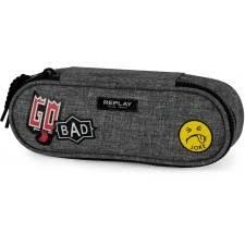 PORTATODO OVALADO REPLAY BOYS GRIS 172RPB61671 | 8718803111862 | Librería Castillón - Comprar libros online Aragón, Barbastro