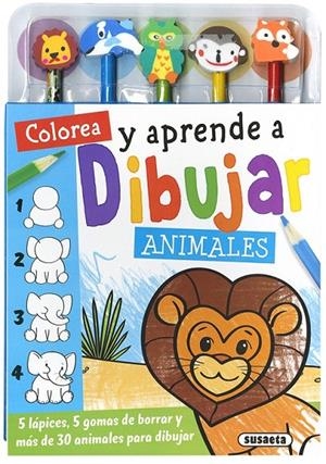 Colorea y aprende a dibujar animales | 9788467756821 | Susaeta, Equipo | Librería Castillón - Comprar libros online Aragón, Barbastro