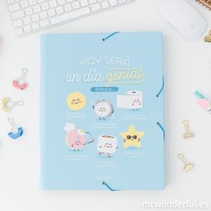CARPETA SEPARADORA MR WONDERFUL HOY SERÁ UN DÍA GENIAL | 8435460715638 | MR WONDERFUL | Librería Castillón - Comprar libros online Aragón, Barbastro