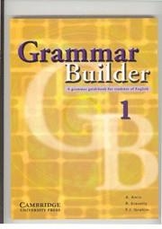 GRAMMAR BUILDER 1 | 9780521548595 | AMIN, A. | Librería Castillón - Comprar libros online Aragón, Barbastro