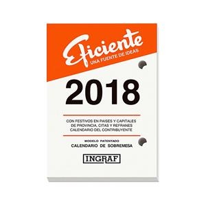 CALENDARIO SOBREMESA TACO 2018 EFICIENTE | 8422725772635 | Librería Castillón - Comprar libros online Aragón, Barbastro