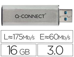 MEMORIA USB Q-CONNECT FLASH 16GB 3.0 KF16369 (PVP.INCLUIDO 0.24 EUROS CANON LPI) | 5705831163690 | Librería Castillón - Comprar libros online Aragón, Barbastro
