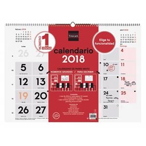 CALENDARIO FINOCAM 780020018 PARED MIXTO XL 2018 | 8422952151593 | Librería Castillón - Comprar libros online Aragón, Barbastro