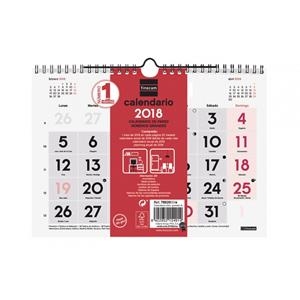 CALENDARIO FINOCAM 780000018 PARED NÚMEROS GRANDES M 2018+ | 8422952151494 | Librería Castillón - Comprar libros online Aragón, Barbastro