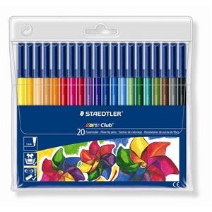 ROTULADOR STAEDTLER NORIS CLUB 20 COLORES | 4007817339664 | Librería Castillón - Comprar libros online Aragón, Barbastro