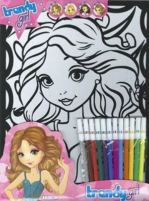 Trendy girl / LAMINAS DE FIELTRO+12 ROTULADORES | 9788490378069 | Varios autores | Librería Castillón - Comprar libros online Aragón, Barbastro