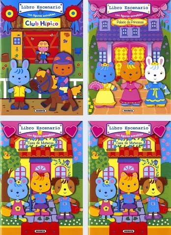 Libro escenario con figuras extraíbles (4 títulos) - precio unidad | 9788467753752 | Susaeta, Equipo | Librería Castillón - Comprar libros online Aragón, Barbastro
