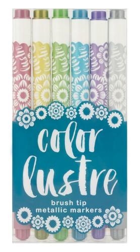 ROTULADORES METÁLICOS COLOR LUSTRE SET 6 UD BRUSH TIP 130031 | 879426006534 | Librería Castillón - Comprar libros online Aragón, Barbastro
