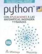 Python con aplicaciones a las matemáticas, ingeniería y finanzas | 9788426725875 | Varios autores | Librería Castillón - Comprar libros online Aragón, Barbastro