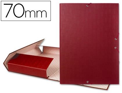 CARPETA PROYECTOS LIDERPAPEL FOLIO LOMO 70MM CARTON FORRADO ROJO | 8423473252905 | Librería Castillón - Comprar libros online Aragón, Barbastro