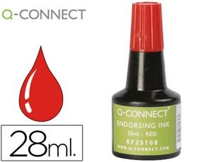 TINTA TAMPÓN Q-CONNECT ROJO FRACO 28ML KF25108 52392 | 5705831251083 | Librería Castillón - Comprar libros online Aragón, Barbastro