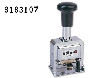 NUMERADOR AUTOMATICO KW-207 7 CIFRAS 4 REPETICIONES | 8423473154865 | Librería Castillón - Comprar libros online Aragón, Barbastro