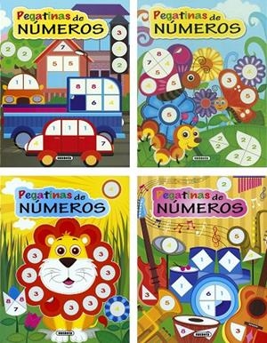 Pegatinas de Números -4 títulos- precio unitario | 9788467751963 | Susaeta, Equipo | Librería Castillón - Comprar libros online Aragón, Barbastro