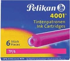 TINTA PARA PLUMAS ROSA - CAJA 6 CARTUCHOS | 4012700321077 | Librería Castillón - Comprar libros online Aragón, Barbastro