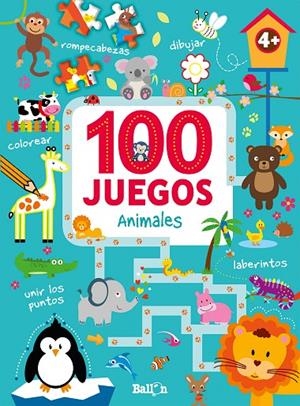 100 juegos - Animales | 9789403204536 | Ballon | Librería Castillón - Comprar libros online Aragón, Barbastro