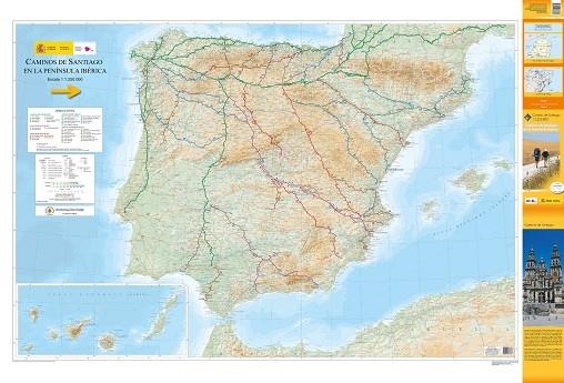 Caminos de Santiago en la Península Ibérica | 9788441637894 | Instituto Geográfico Nacional | Librería Castillón - Comprar libros online Aragón, Barbastro