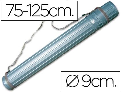 PORTAPLANOS PLÁSTICO LIDERPAPEL DIAMETRO 9CM EXTENSIBLE HASTA 125CM GRIS | 8423473361379 | Librería Castillón - Comprar libros online Aragón, Barbastro