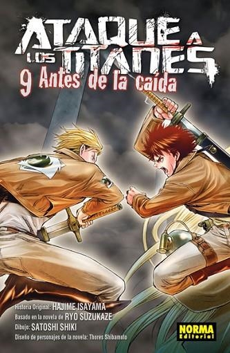 Ataque a los titanes: antes de la caída 9 | 9788467929638 | Isayama / Suzukaze / Shibamoto / Shiki | Librería Castillón - Comprar libros online Aragón, Barbastro