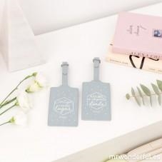 ETIQUETAS PARA EQUIPAJE PARA IR JUNTOS A CUALQUIER PARTE - MR WONDERFUL | 8435460724739 | MR WONDERFUL | Librería Castillón - Comprar libros online Aragón, Barbastro