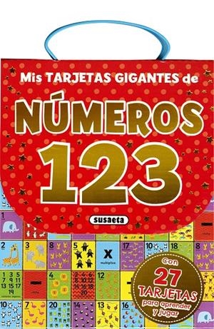 Mis tarjetas gigantes de números 123 | 9788467758962 | Susaeta, Equipo | Librería Castillón - Comprar libros online Aragón, Barbastro