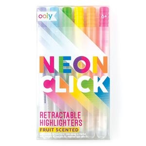 NEON CLICK MARKERS SET 6 MARCADORES RETRACTILES 130053 | 879426009399 | Librería Castillón - Comprar libros online Aragón, Barbastro